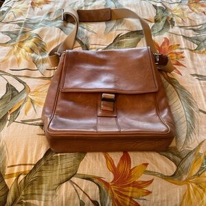Brown Leather Men's Bag